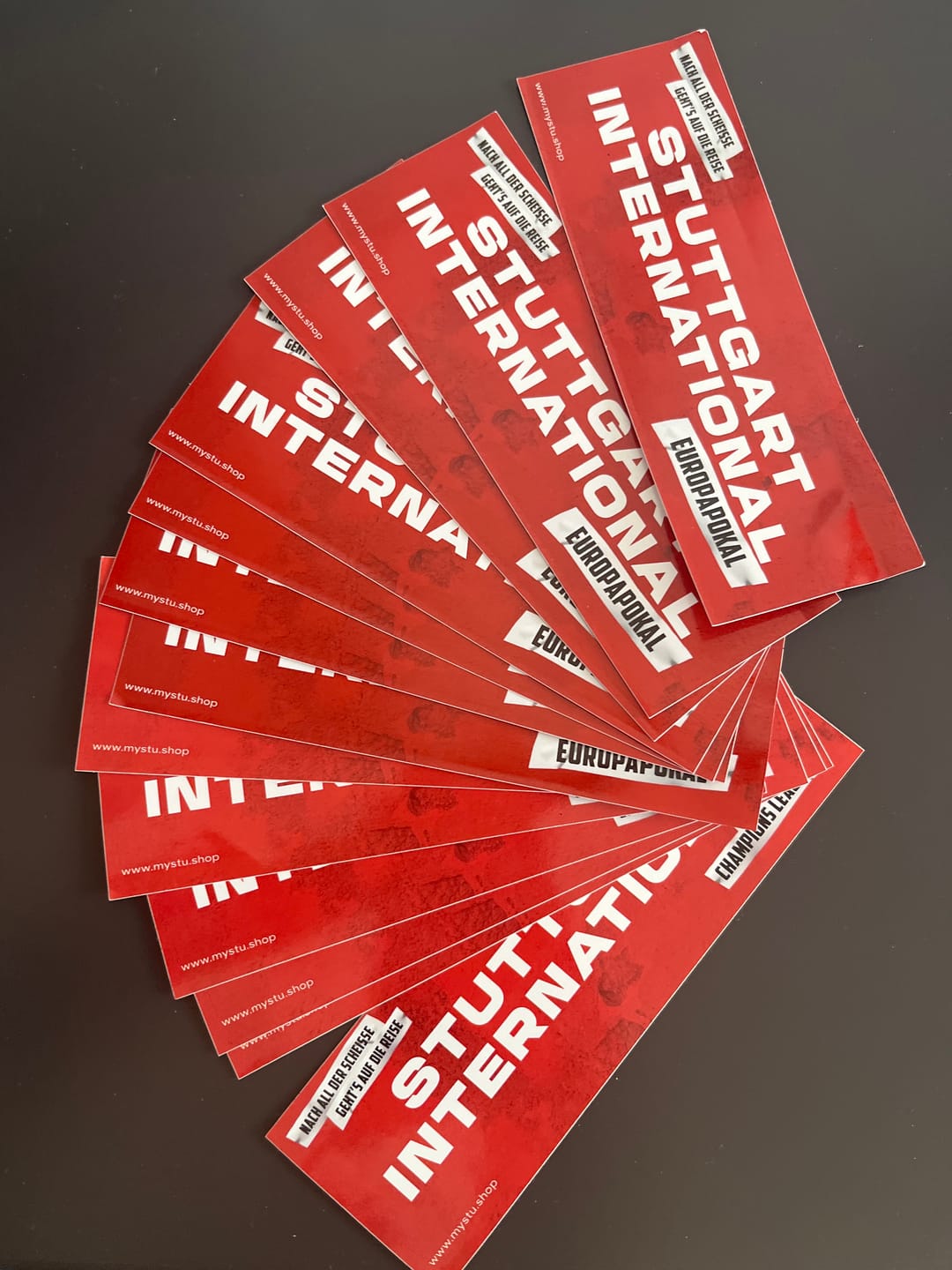 Customer photo review of Stuttgart Sticker 'International'