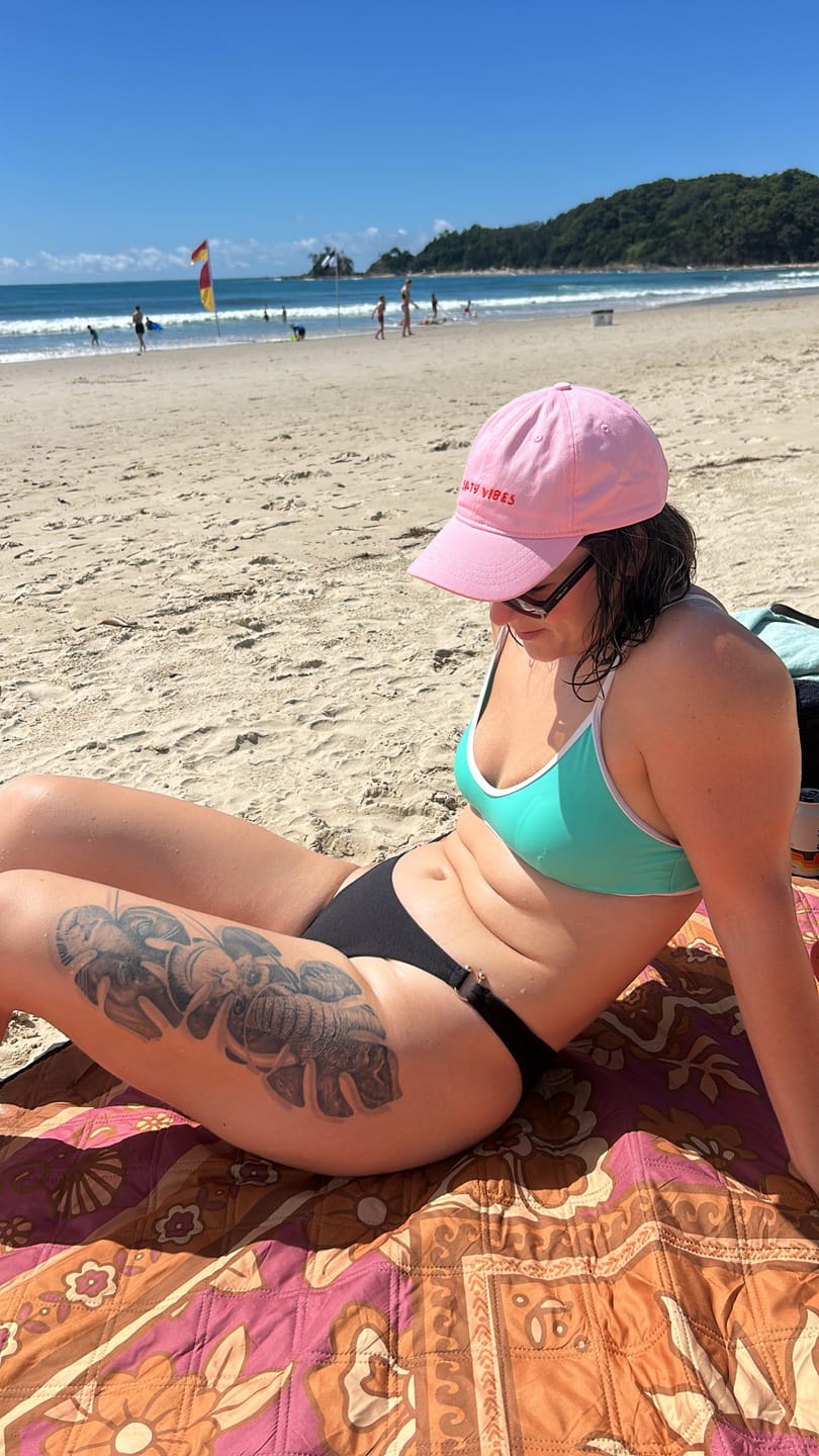 Customer photo review of Salty Vibes Relaxed Dad Cap (pre-sale)