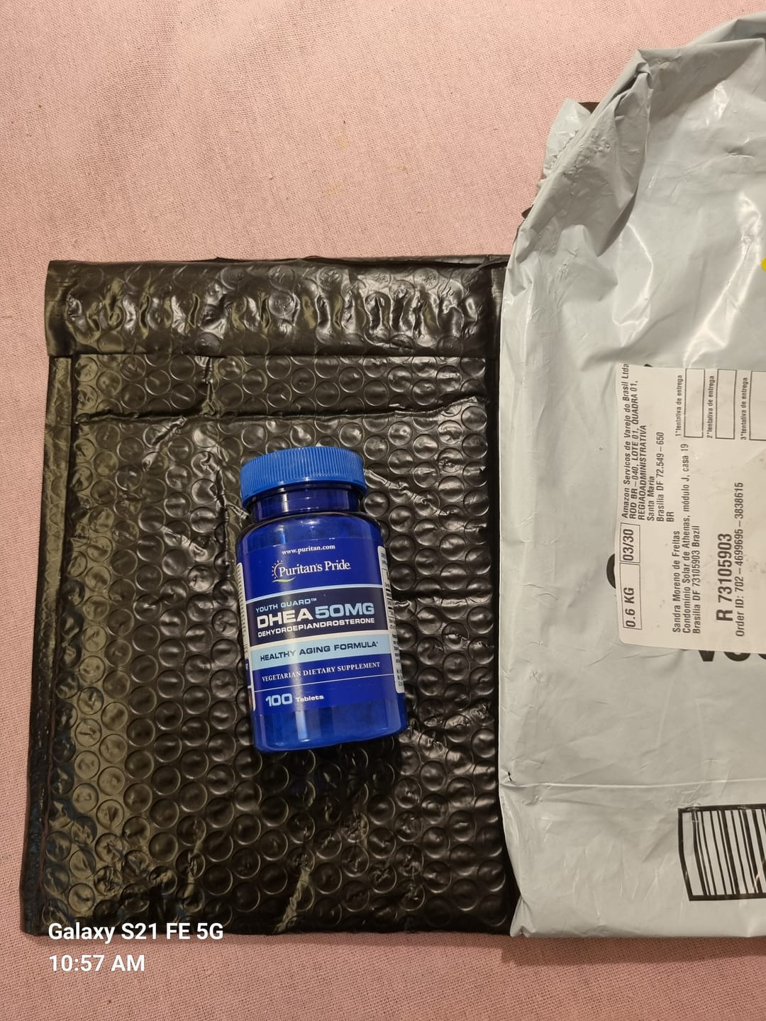 Customer photo review of Puritan's Pride Youth Guard DHEA 50mg 100 Comprimidos