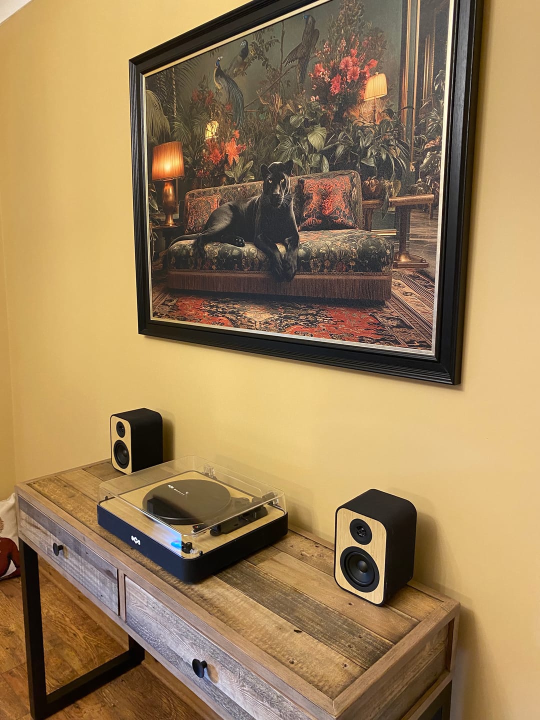 Customer photo review of Lounging Panther By AKDesigns