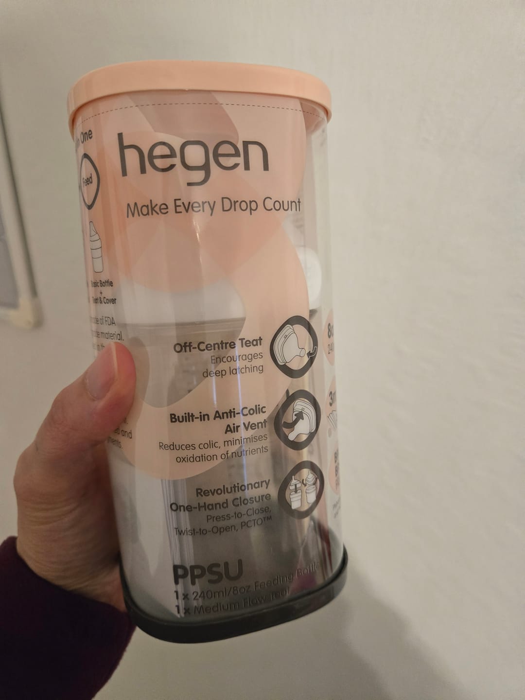 Customer photo review of Hegen Baby Milestone (3 to 6 months)