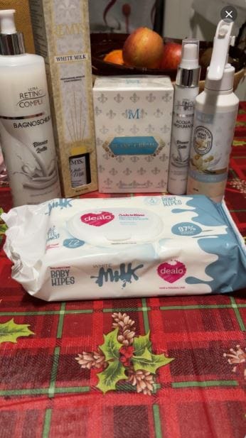Customer photo review of IF® BOX PROFUMATA "BIANCO LATTE" ESPERIENZA COMPLETA CORPO & CASA "5 PRODOTTI"