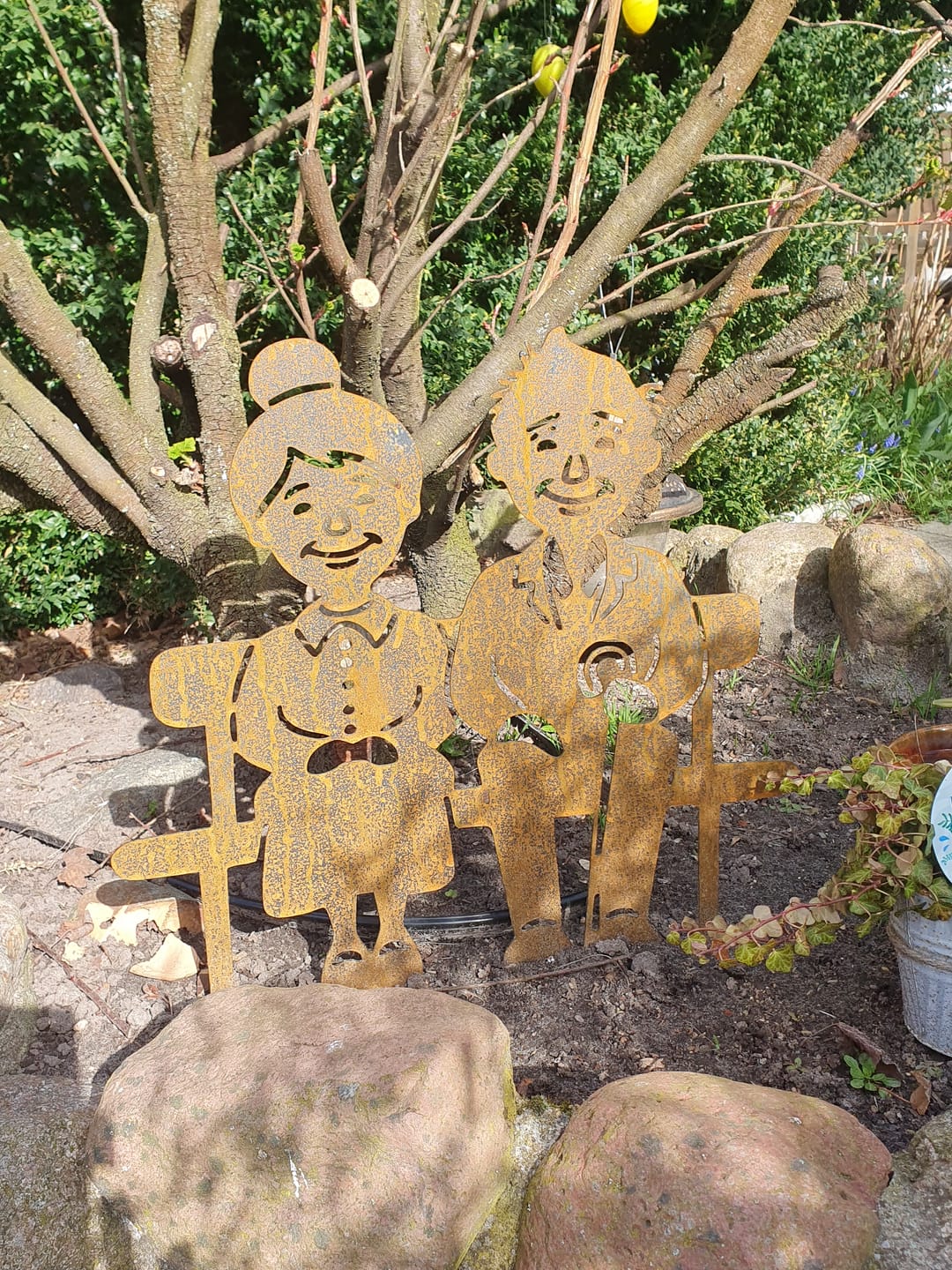 Customer photo review of Gartenstecker Oma & Opa