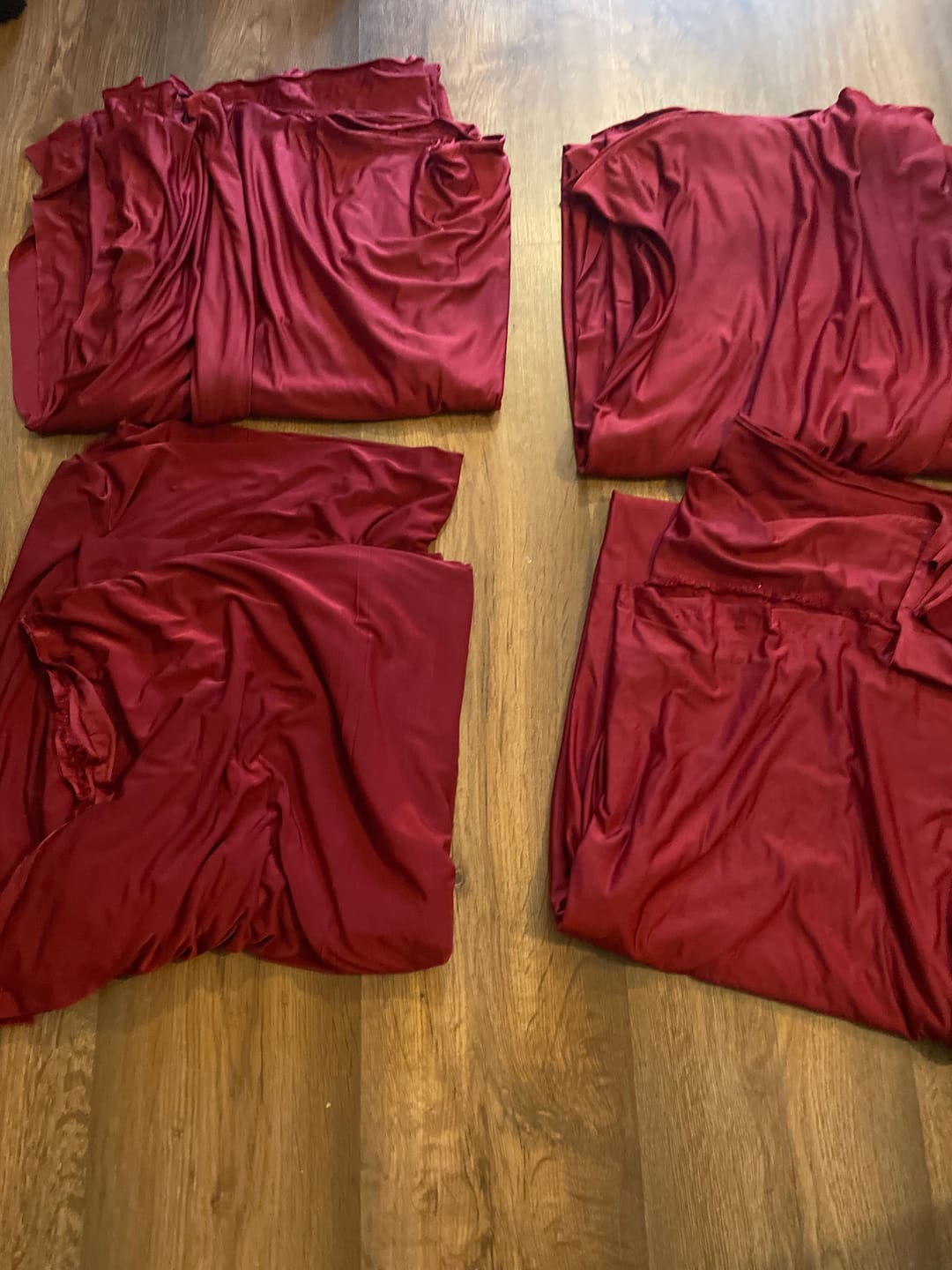 Customer photo review of Lucky Dip Deal- Plain Stretch Fabric (Stock Limited)