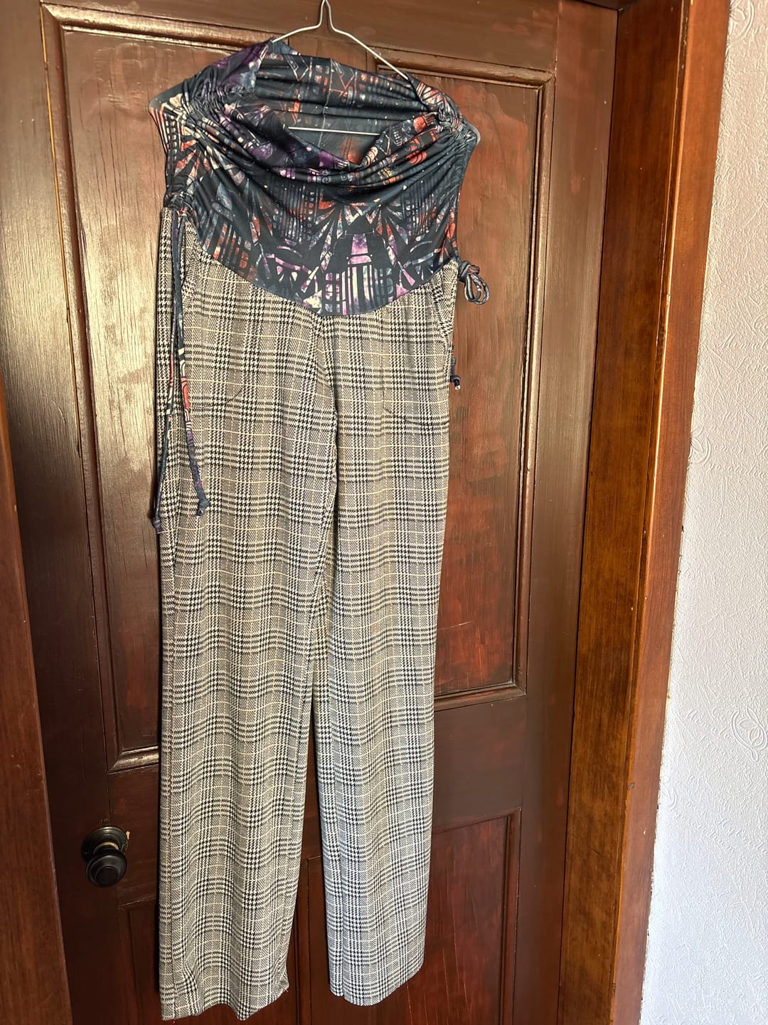 Customer photo review of Dogtooth Checkered Knit Fabric