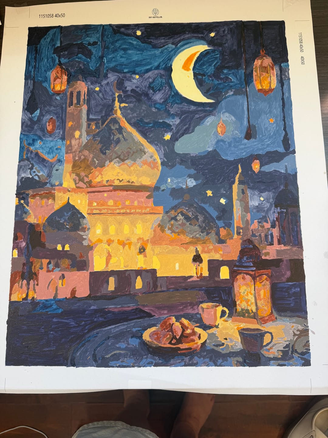 Customer photo review of Ramadan | Paint by Number