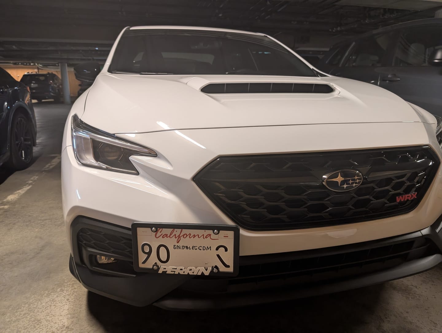 Customer photo review of License Plate Relocation for 2022-2025 WRX, Forester XT, Outback, Crosstrek, Impreza
