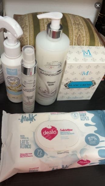 Customer photo review of IF® BOX PROFUMATA "BIANCO LATTE" ESPERIENZA COMPLETA CORPO & CASA "5 PRODOTTI"