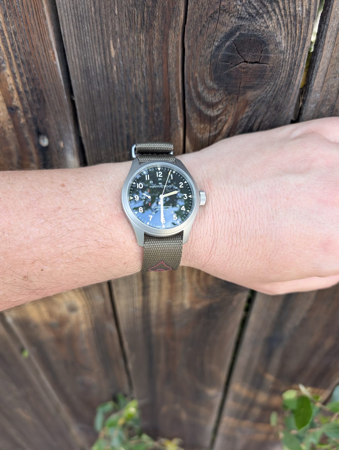Customer photo review of NOFORN Single-Pass Watch Strap