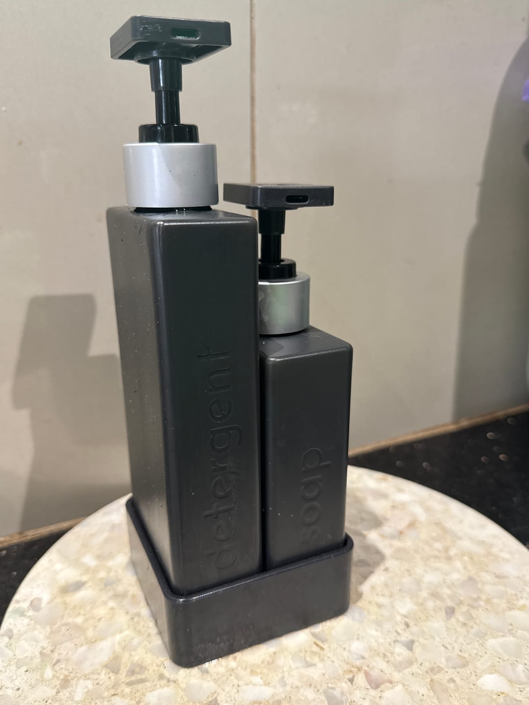Customer photo review of Gleam & Go - Refillable Kitchen Soap Dispenser (Mini Set)