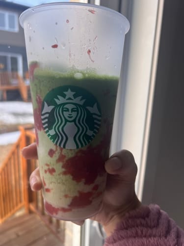 Customer photo review of Matcha Premium Barista
