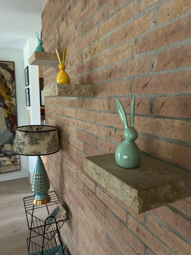 Customer photo review of Metal Easter Rabbit 8”