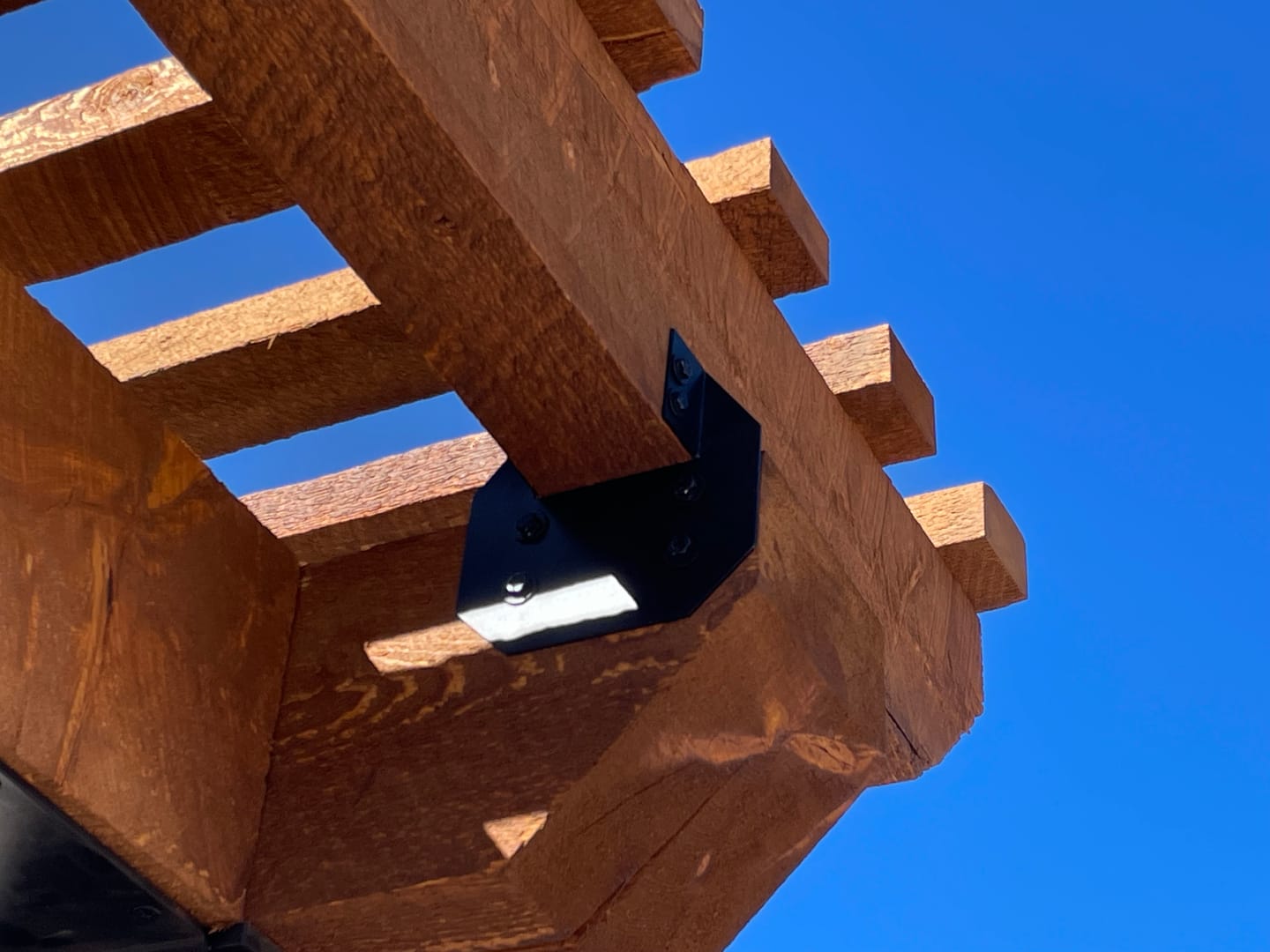 Customer photo review of Custom Color Lag Bolts and Washers for Wood Brackets - 10 Count