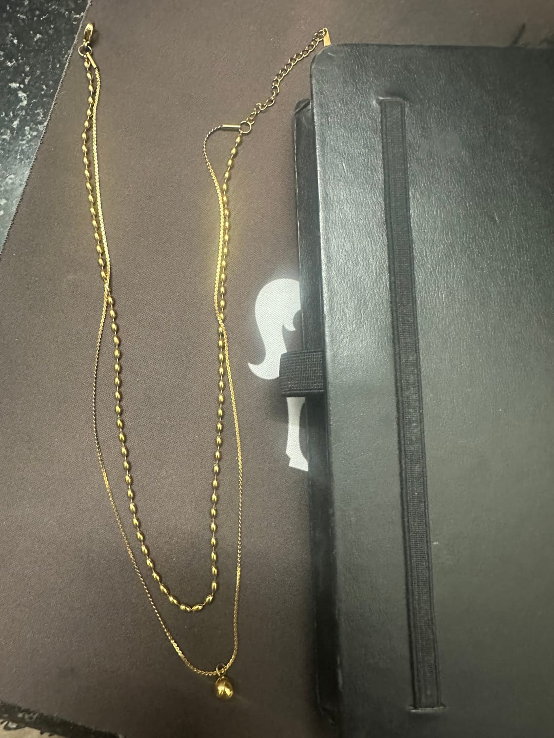 Customer photo review of Two-Layered Bead Necklace
