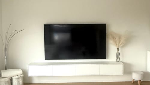 Customer photo review of Madera TV-Meubel zwevend wit 280 cm