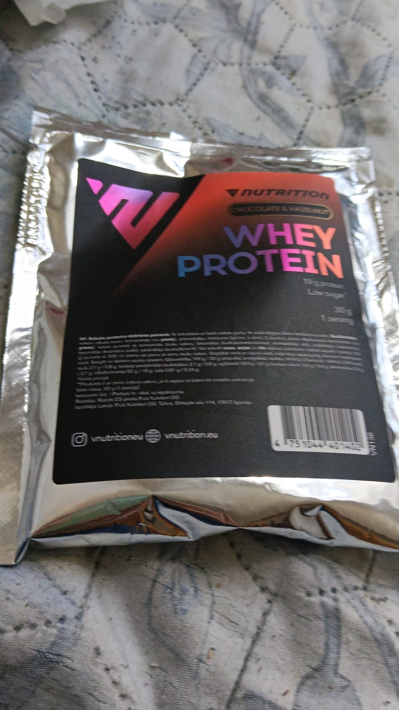 Customer photo review of Whey Protein pulvera paraugs (30 g)