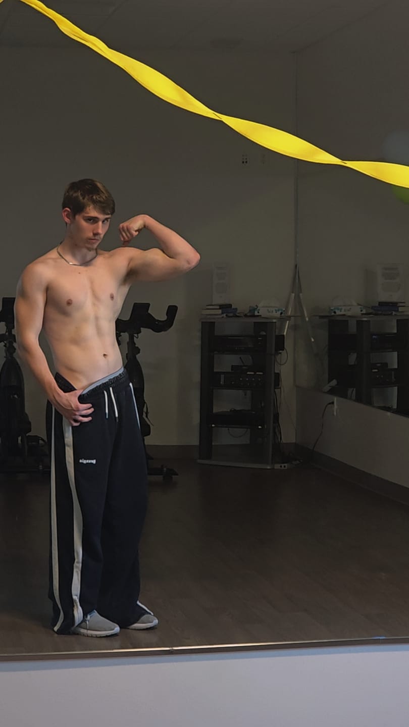 Customer photo review of 2146 - Classic Stripe Sweats