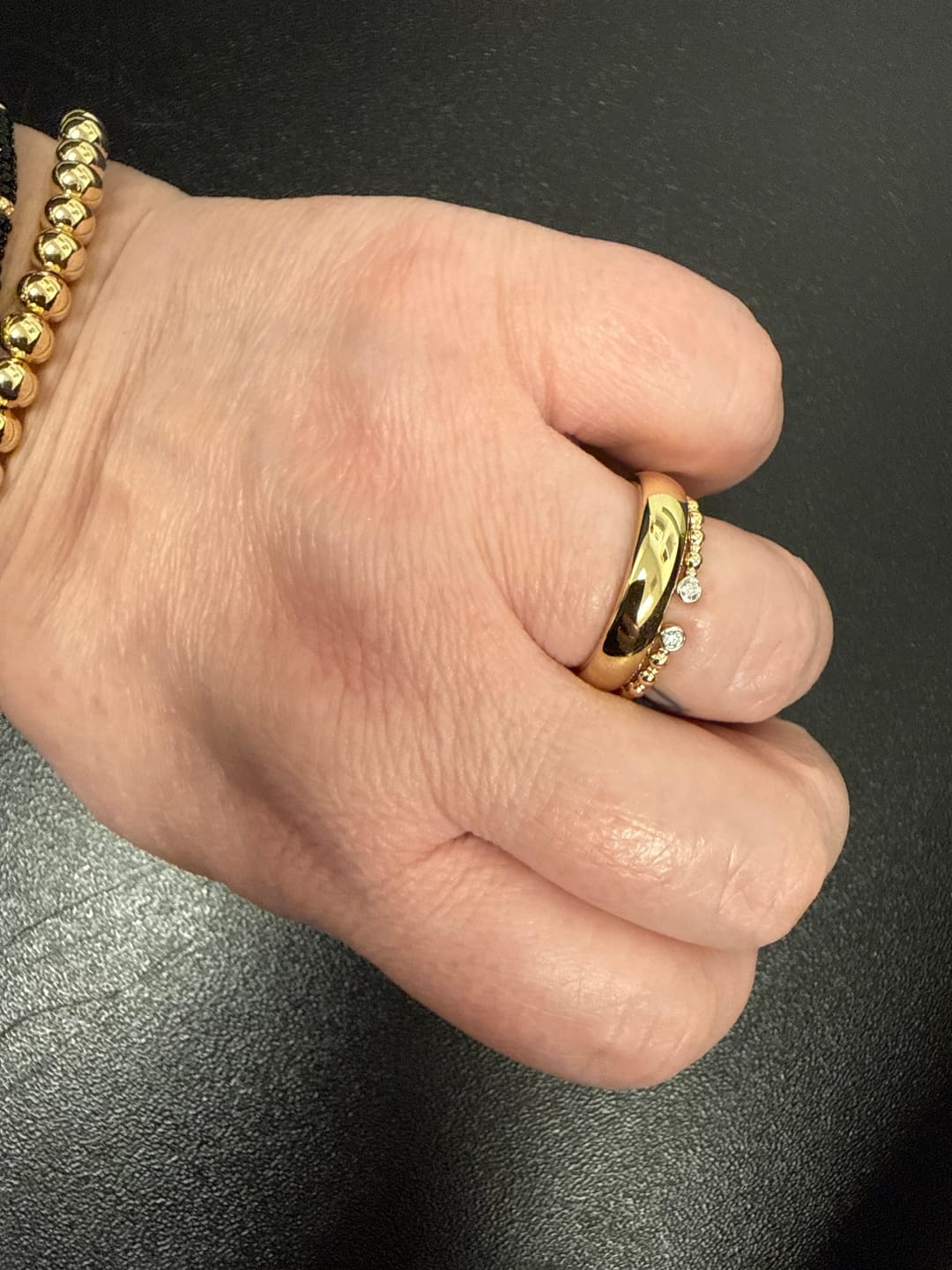 Customer photo review of Classic Stacking Ring