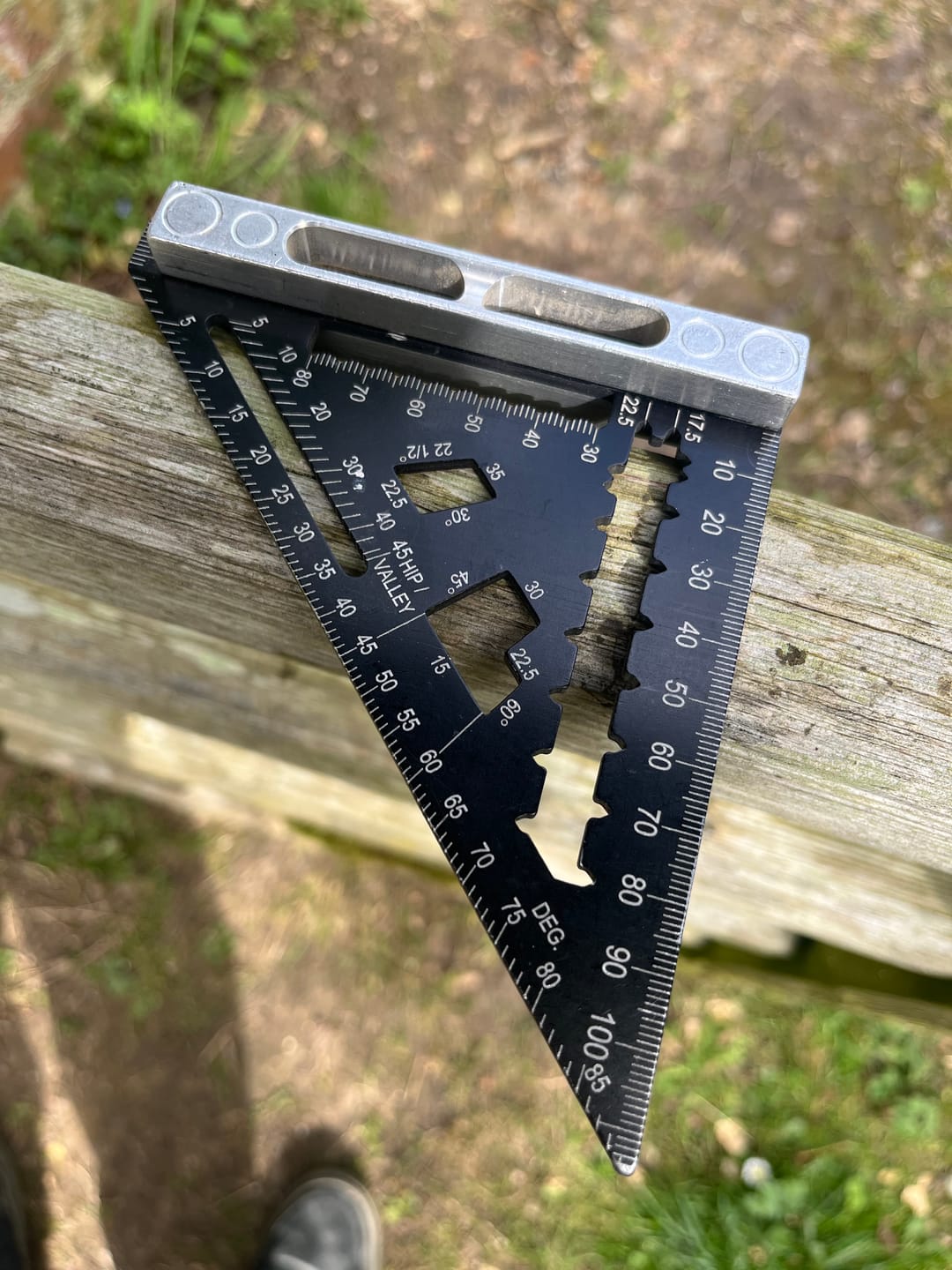 Customer photo review of Martinez Tools | Titanium Micro Square with level vial - Metric