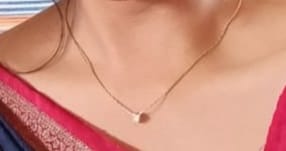 Customer photo review of Solitaire Mangalsutra