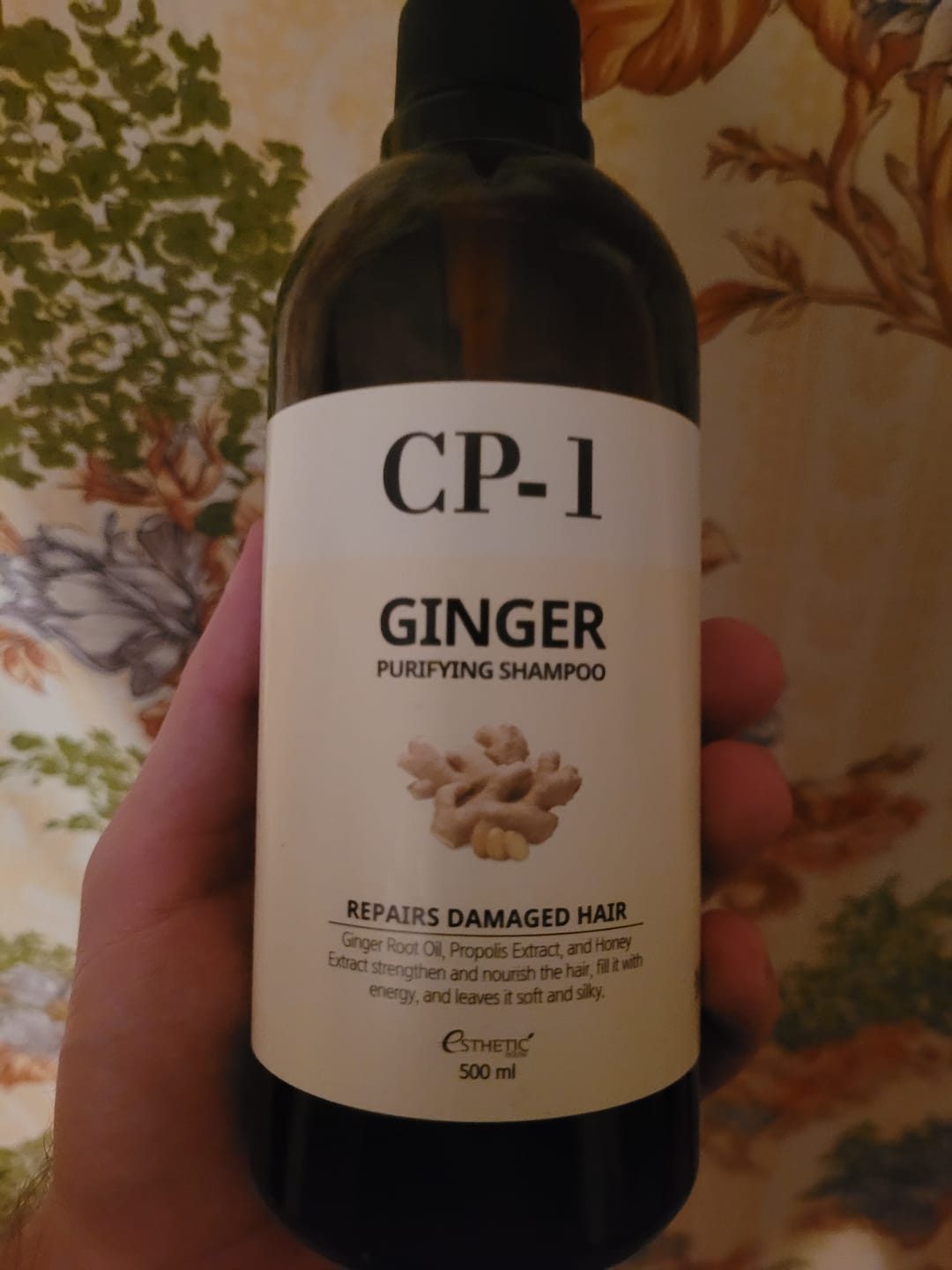 Customer photo review of Atjaunojošs šampūns matiem ar ingvera sakni CP-1 Ginger Purifying Shampoo