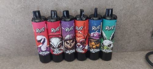 Customer photo review of Blur 30000 - Puff Jetable / Vape Disposable 2% Nicotine - Triple Saveurs