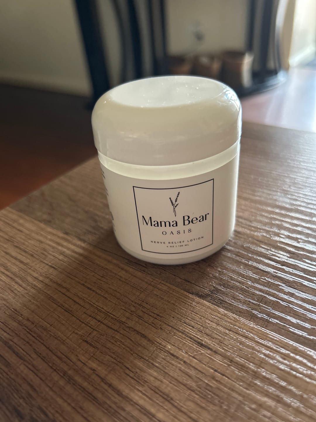 Customer photo review of The Original Mama Bear Nerve Relief Lotion