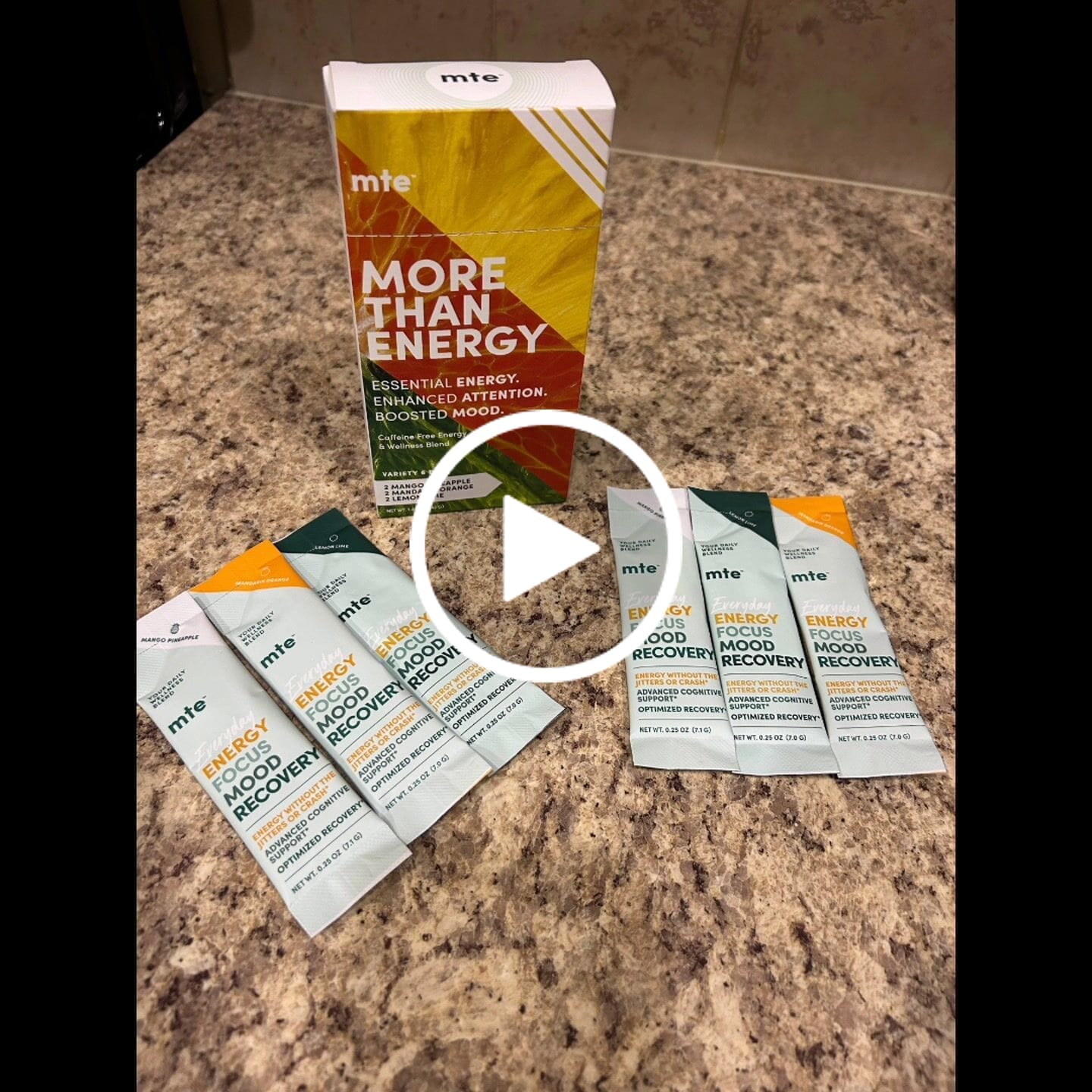 Customer video review of MTE | Energy Without The Crash (Sample Pack)