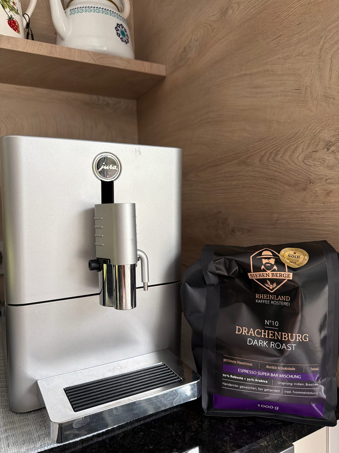 Customer photo review of N°5 Löwenburg – Kraftvolle Intensität mit samtiger Crema – Espresso Bar Mischung