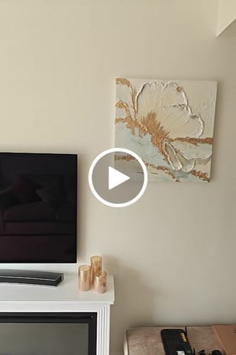 Customer review photo for Plaster Art Texture Painting #SG521