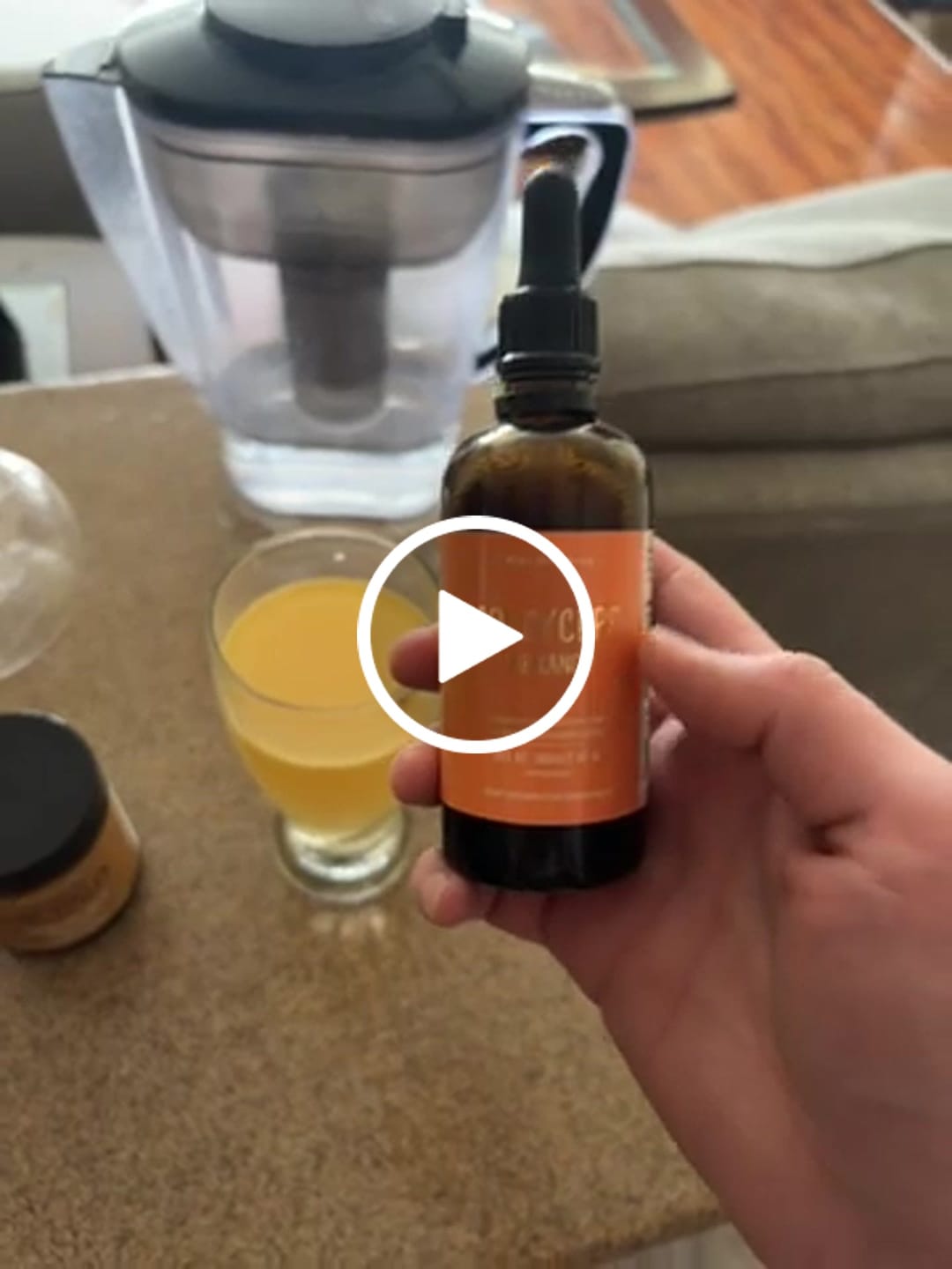 Customer video review of Certified Organic Cordyceps Tincture dual extract- High Potency  Fruiting body-  1:4 (100ml/3.4oz)