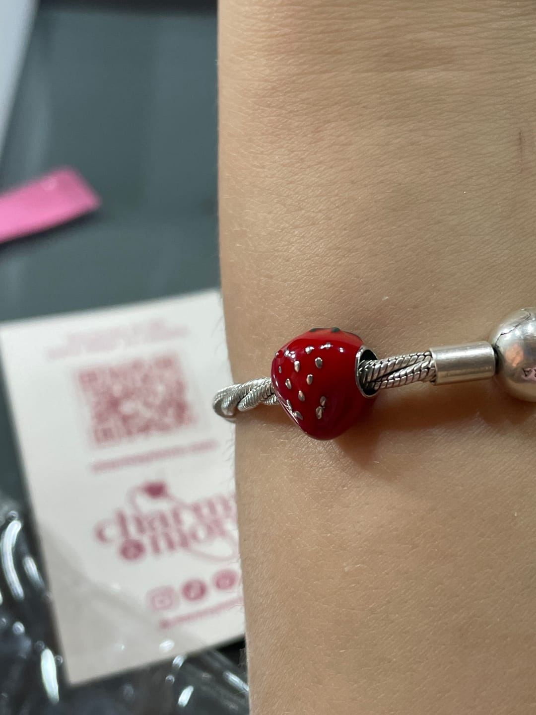 Customer photo review of Charm Fresa S925