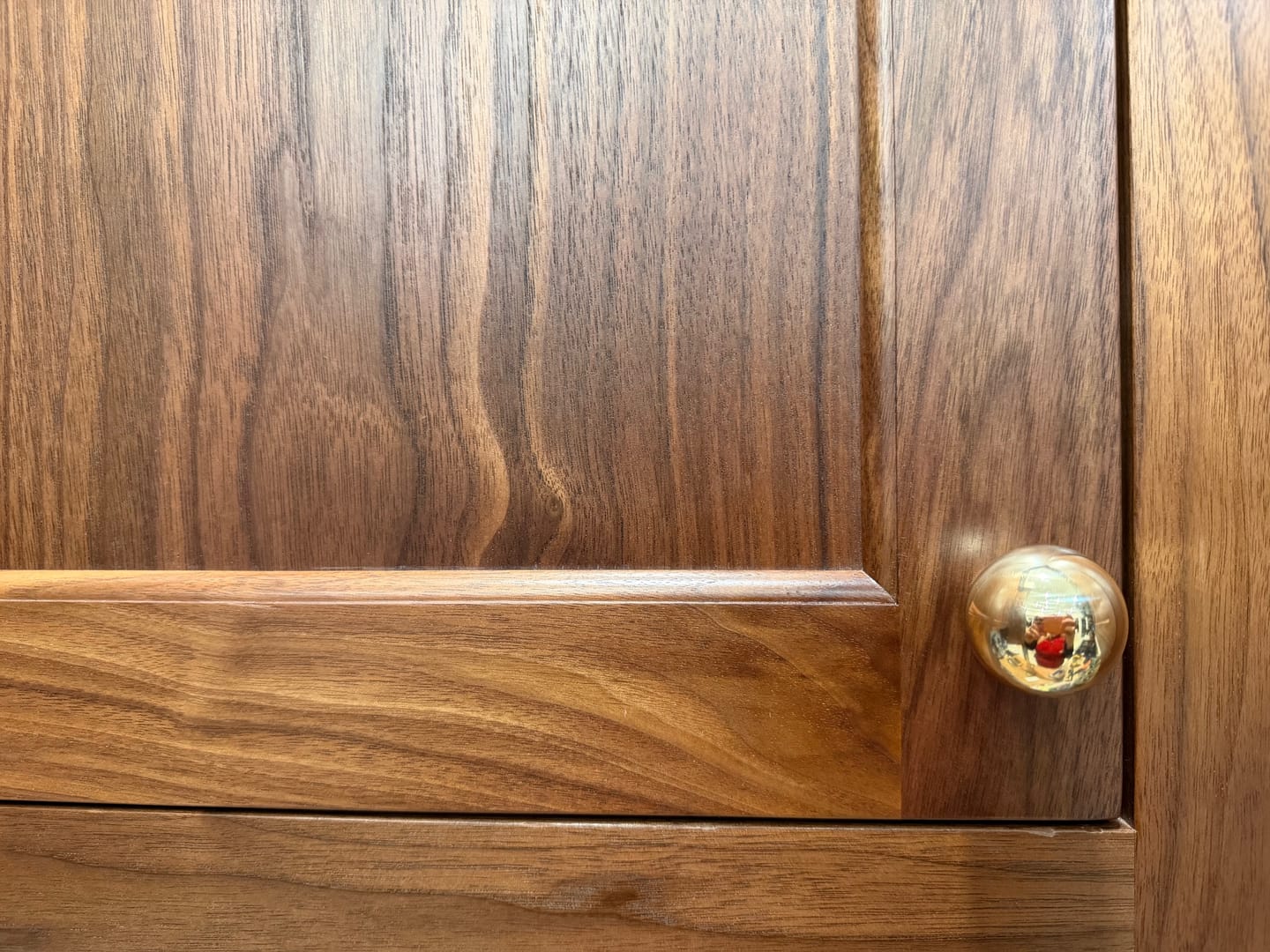 Customer photo review of Classic Cabinet Pulls - Unlacquered Brass Polished