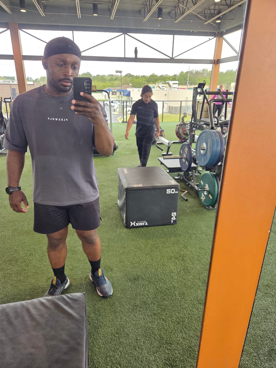 Customer photo review of Flexwolf Core Oversized Tee