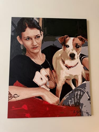 Customer photo review of PAINT BY NUMBERS | CUSTOM