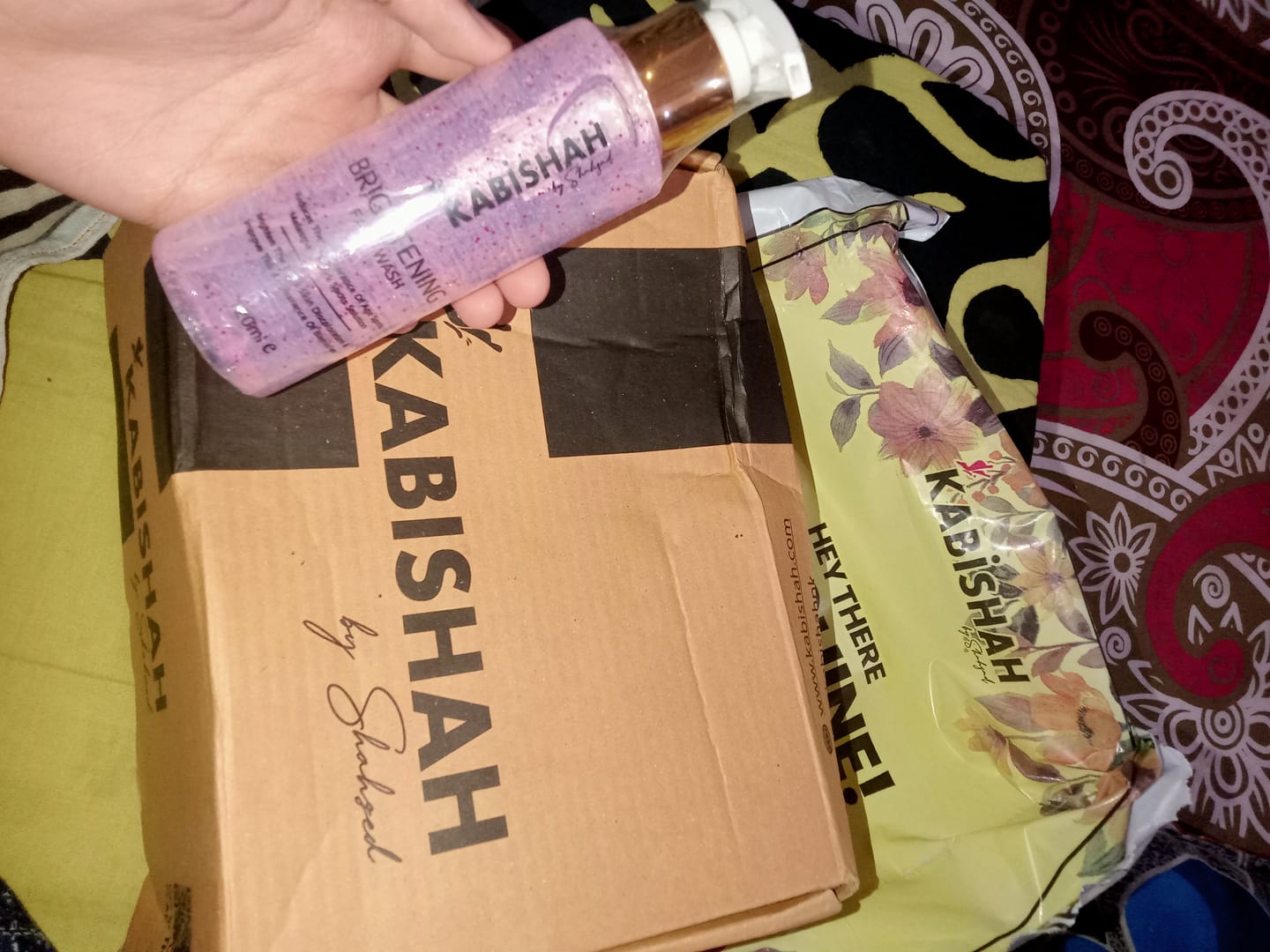 Customer photo review of LuminaBright Whitening Face Wash