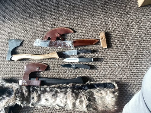 Customer photo review of The Woodsman Axe - Seconds