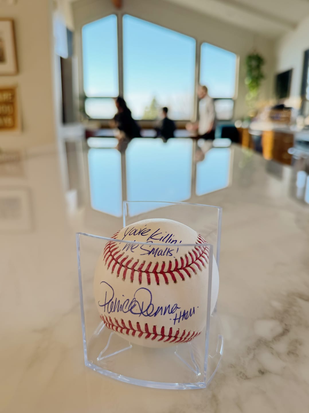 Customer photo review of Autographed Official MLB Baseball