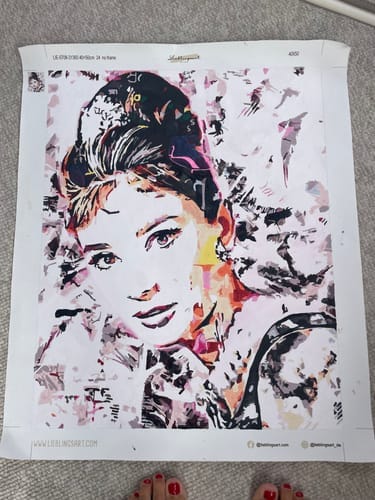 Customer photo review of PAINT BY NUMBERS | CUSTOM