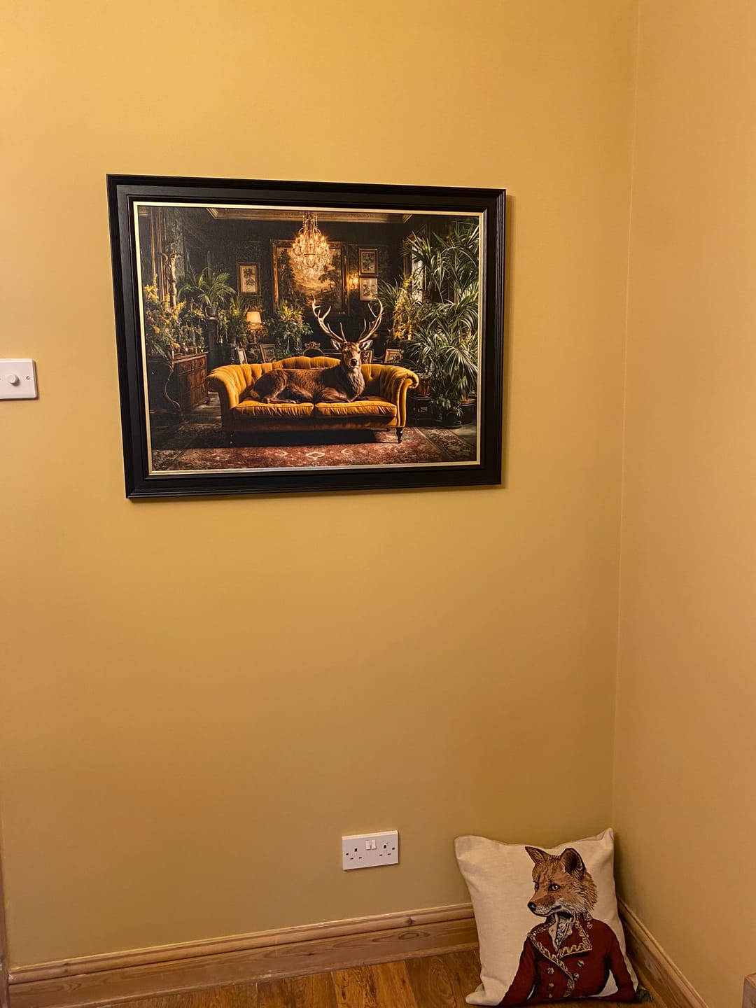 Customer photo review of Lounging Stag By AKDesigns