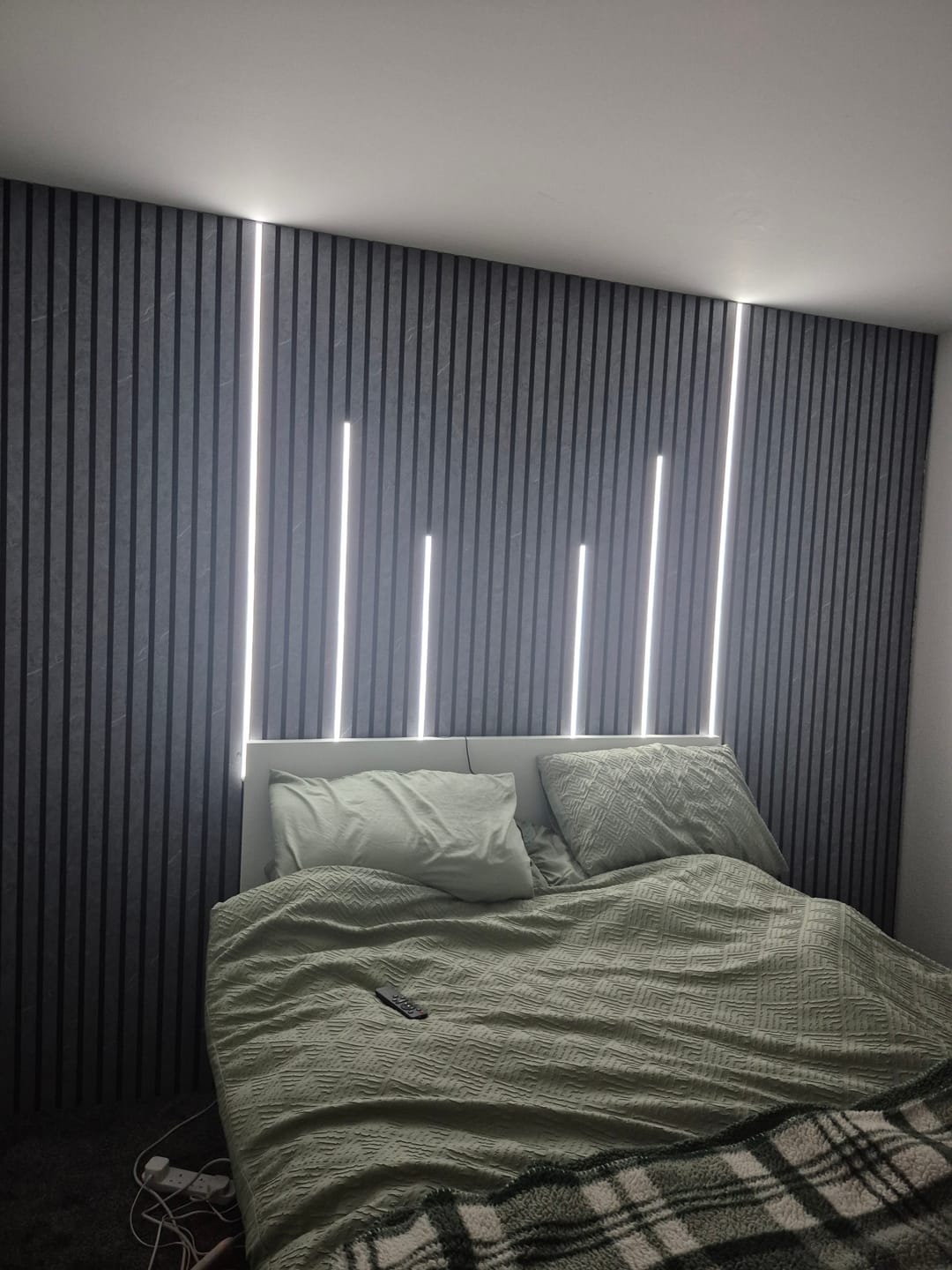 Customer photo review of Wall Panel LED Lighting Strip Kit
