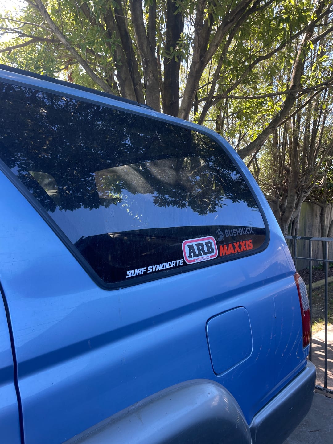 Customer photo review of Surf Syndicate Mini Sticker