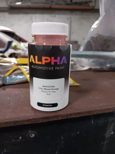 Customer photo review of PORSCHE Blood Orange 018 | OEMatch Automotive Basecoat