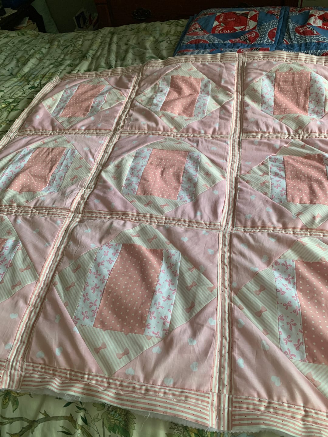 Customer photo review of Sweet Pink Cherry Bliss - Fat Quarter Bundle
