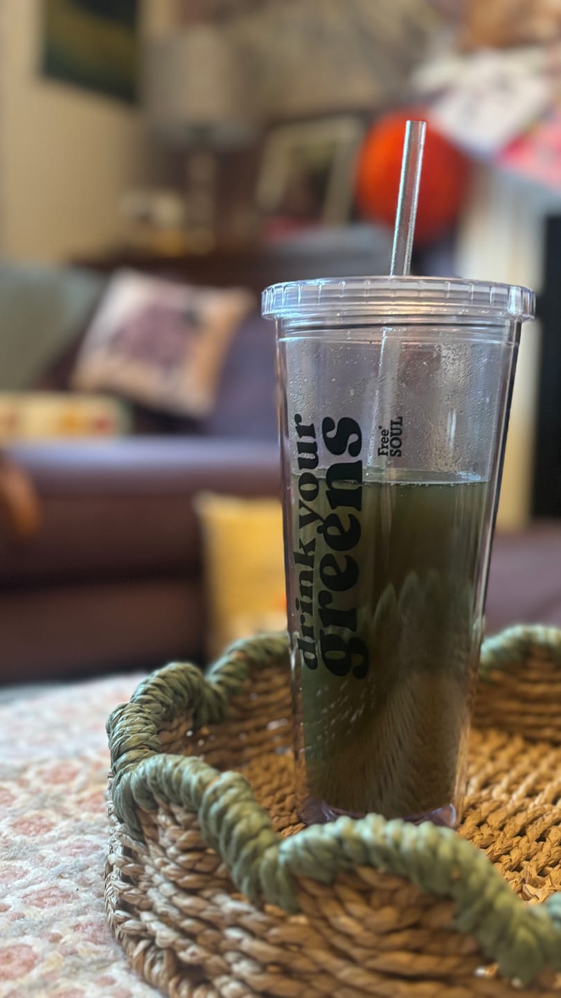 Customer photo review of Free Soul Greens Powder