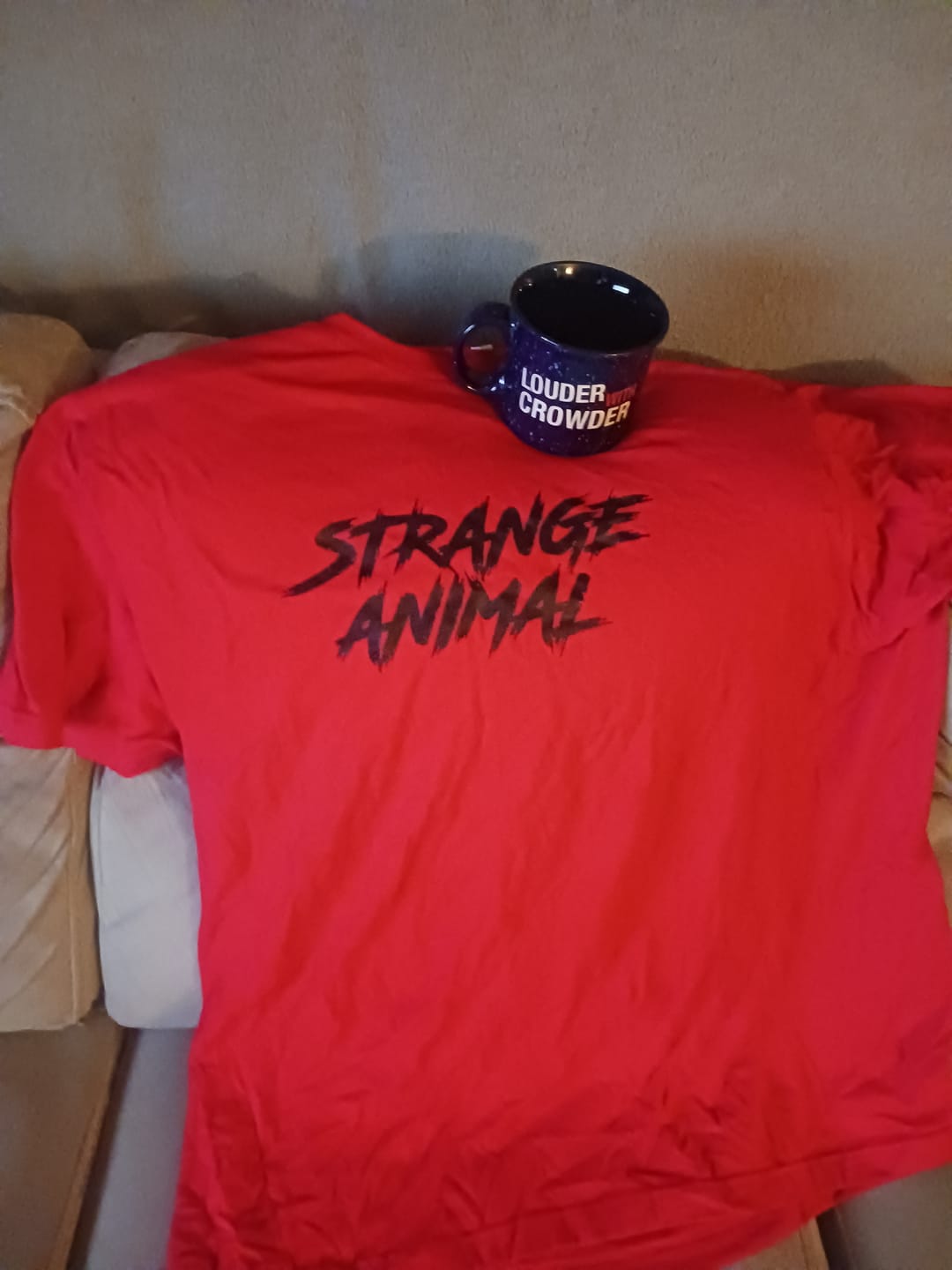Customer photo review of Strange Animal T-Shirt