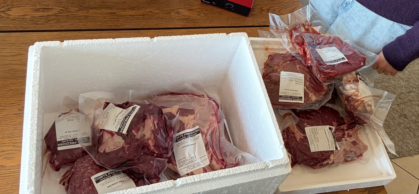 Customer photo review of Pacco Famiglia Scottona 6 Kg Grassfed