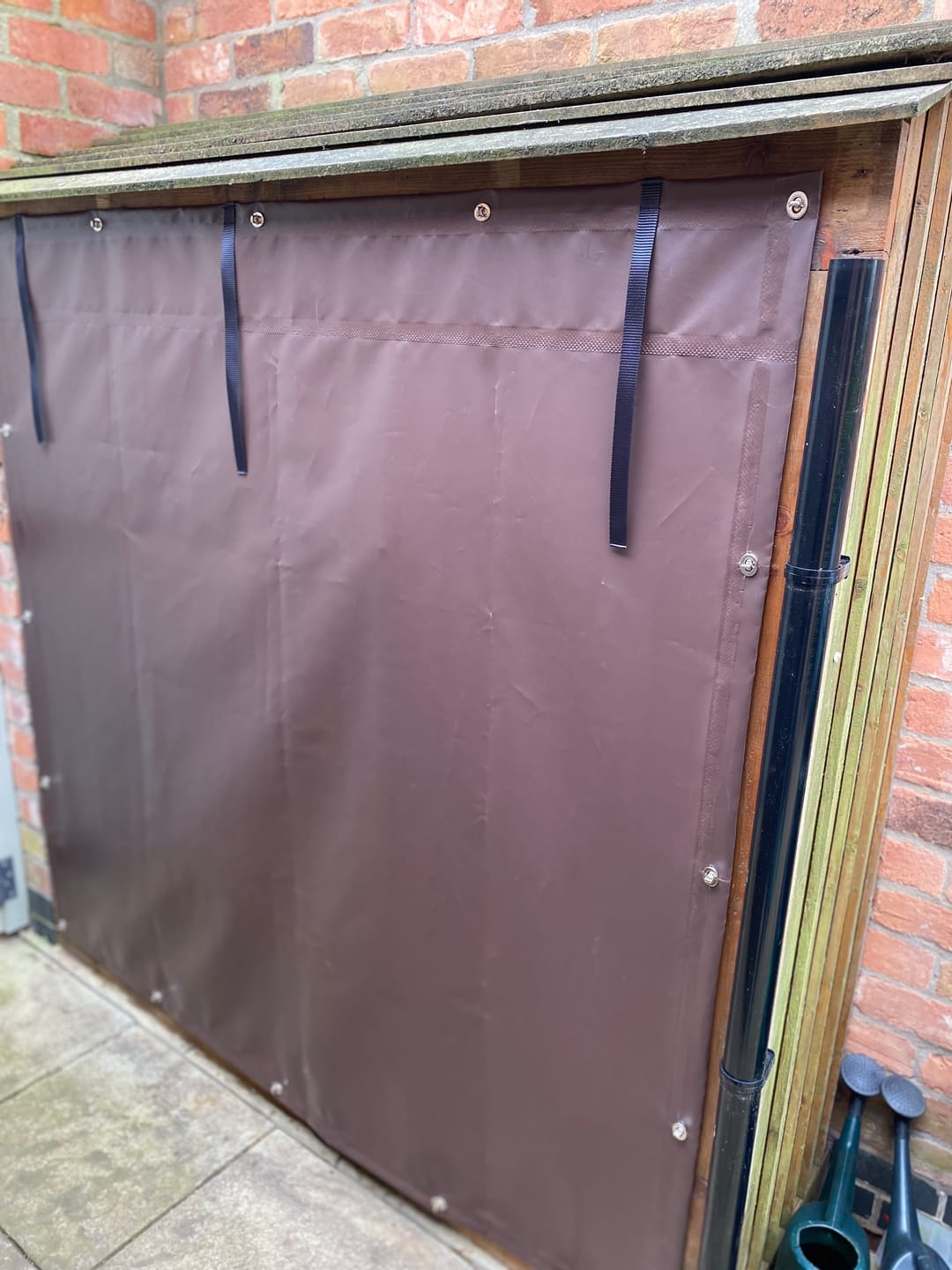 Customer photo review of Custom Tarpaulin Made To Measure