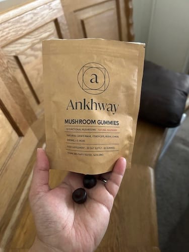 Customer photo review of Mushroom Gummies