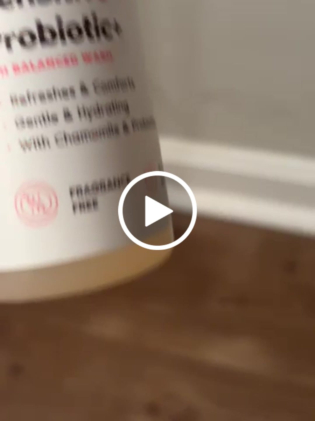 Customer video review of Sensitive Probiotic+ pH Balanced Feminine Wash